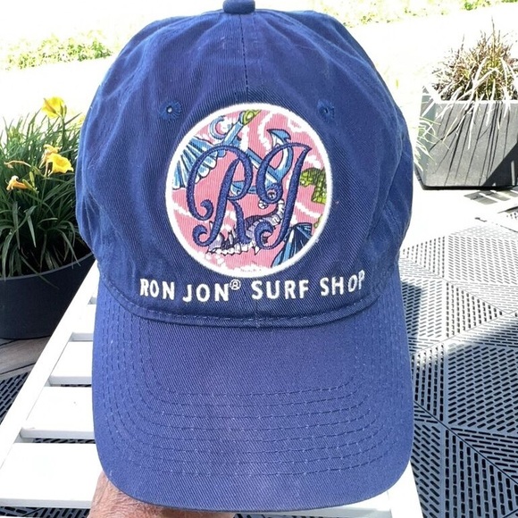 Ron Jon Accessories - Ron Jon Surf Shop LBI Navy Blue Baseball Hat